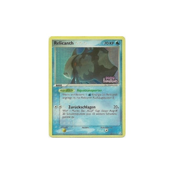 Relicanth REVERSE HOLO