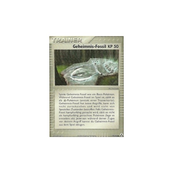 Geheimnis-Fossil