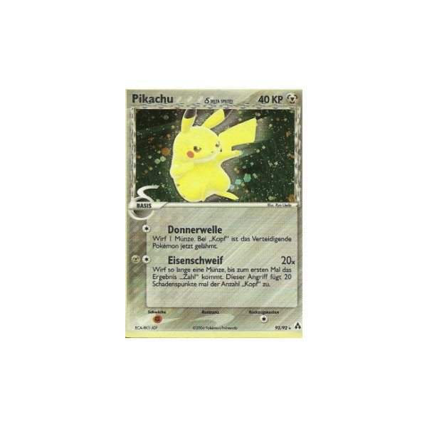 Pikachu HOLO SECRET RARE