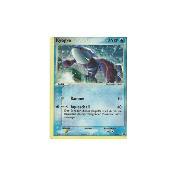Kyogre 6/106 HOLO