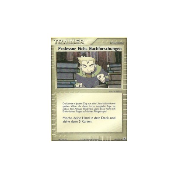 Professor Eichs Nachforschungen