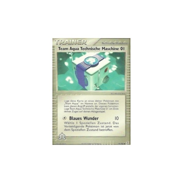 Team Aqua Technische Maschine 01