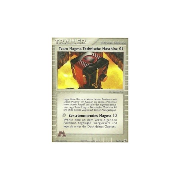 Team Magma Technische Maschine 01