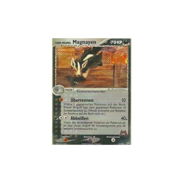 Team Magmas Magnayen 21/95