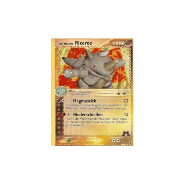 Team Magmas Rizeros 11/95 REVERSE HOLO