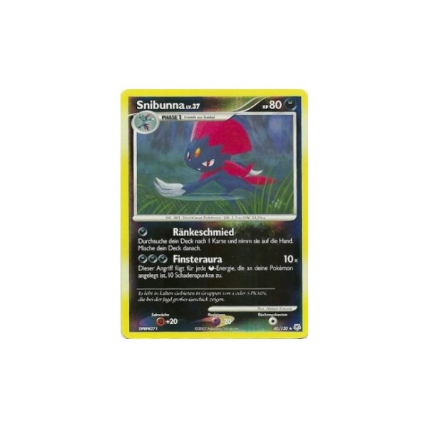 Snibunna Lv.37 040/130 Reverse Holo