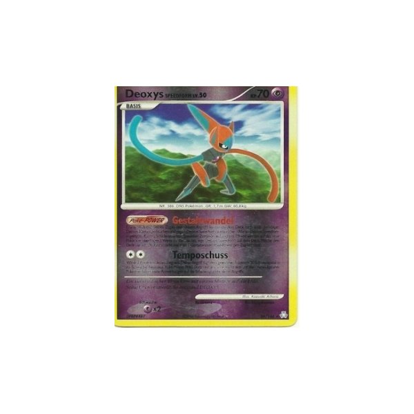 Deoxys Speedform Lv.50 026/146 Reverse Holo