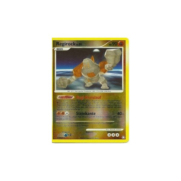 Regirock Lv.51 038/146 Reverse Holo