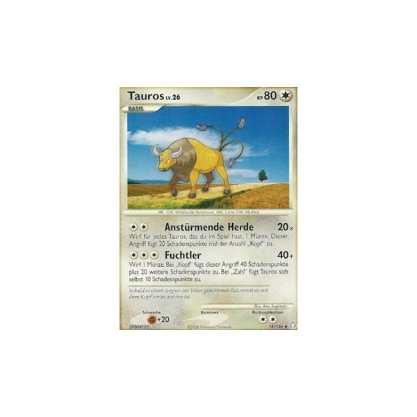 Tauros Lv.26 074/146