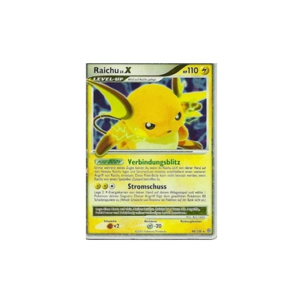 Raichu LV. X HOLO