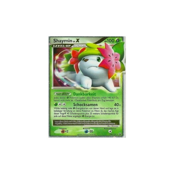 Shaymin LV. X 126/127 HOLO