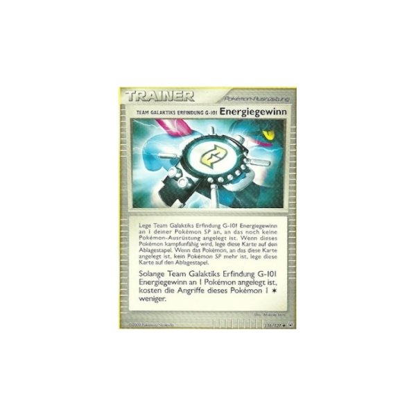 Team Galaktiks Erfindung G-101 Energiegewinn