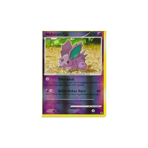 Nidoran m REVERSE HOLO
