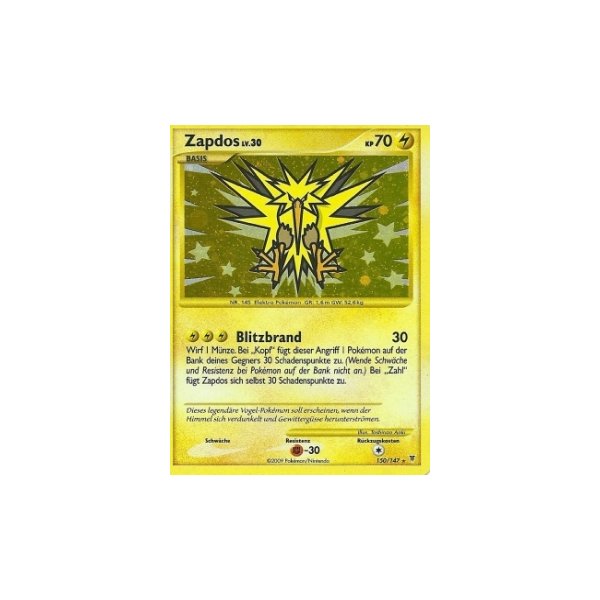 Zapdos LV. 30 HOLO