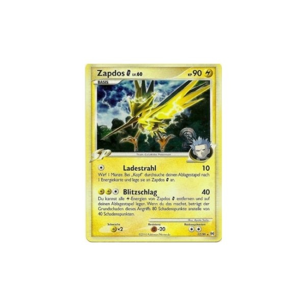 Zapdos [G] Lv.60 12/99