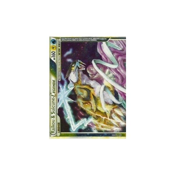 Raikou &amp; Suicune LEGENDE (oben) HOLO