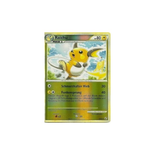 Raichu 33/90 REVERSE HOLO