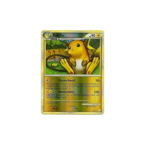 Raichu REVERSE HOLO