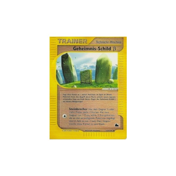 Geheimnis-Schild (Beta) REVERSE HOLO