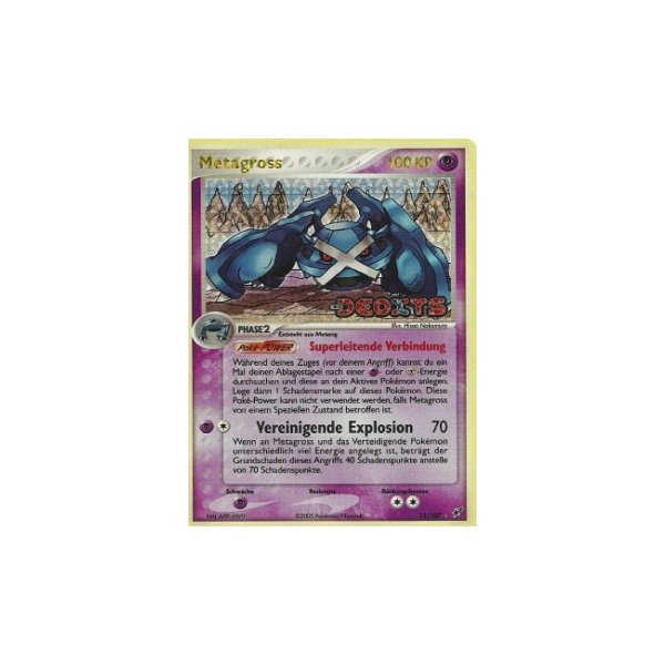 Metagross REVERSE HOLO GOLD