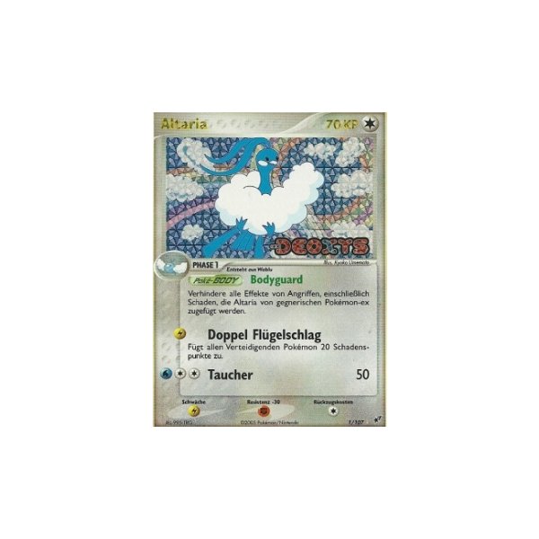 Altaria REVERSE HOLO GOLD