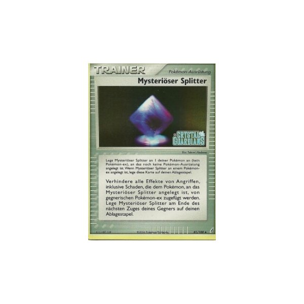 Mysteri&ouml;ser Splitter REVERSE HOLO