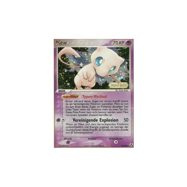 Mew REVERSE HOLO GOLD