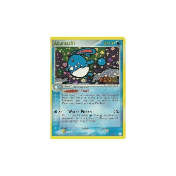 Azumarill REVERSE HOLO GOLD
