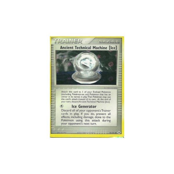 Ancient Technical Machine (Ice) REVERSE HOLO