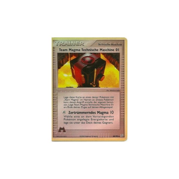 Team Magma Technische Maschine 01 REVERSE HOLO