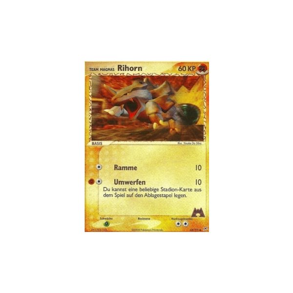 Team Magmas Rihorn 68/95 REVERSE HOLO
