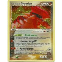 Team Magmas Groudon REVERSE HOLO