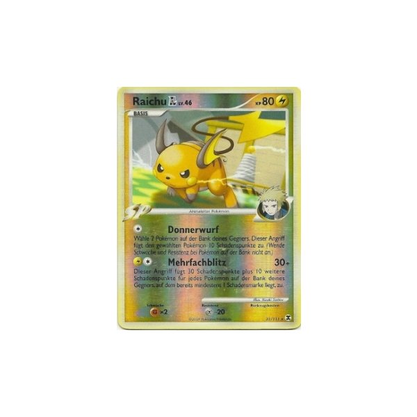 Raichu GL REVERSE HOLO