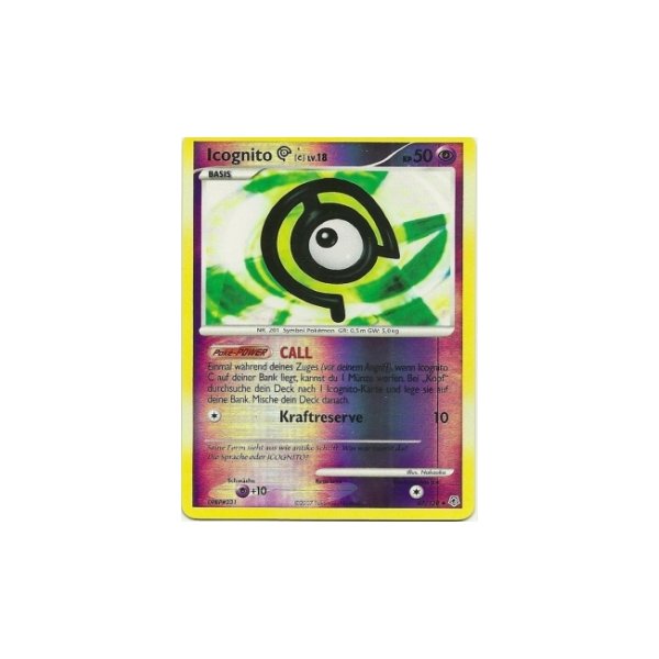 Icognito [C] Lv.18 067/130 Reverse Holo
