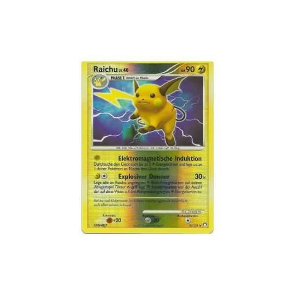 Raichu REVERSE HOLO