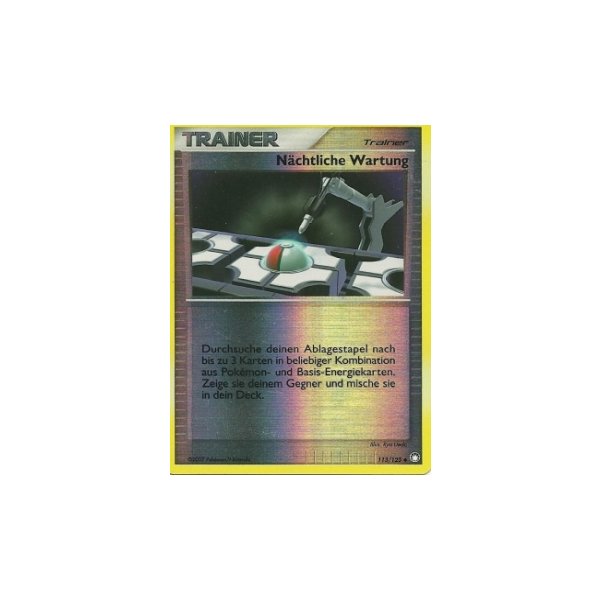 N&auml;chtliche Wartung REVERSE HOLO