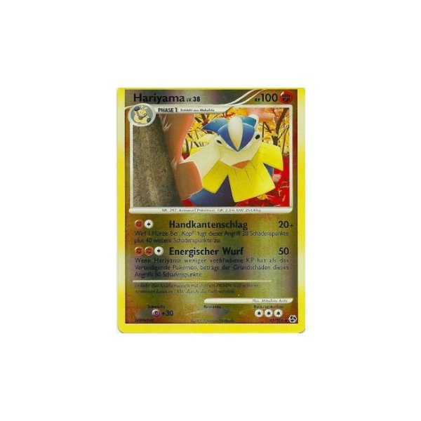 Hariyama Lv.38 041/106 Reverse Holo