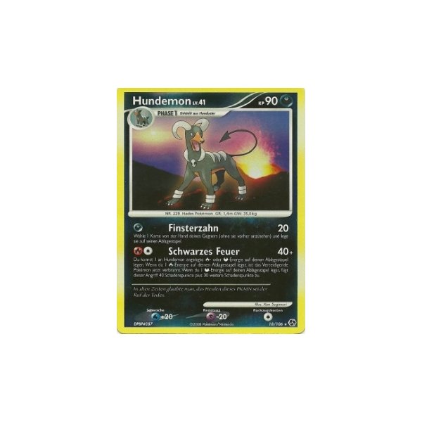 Hundemon Lv.41 018/106 Reverse Holo