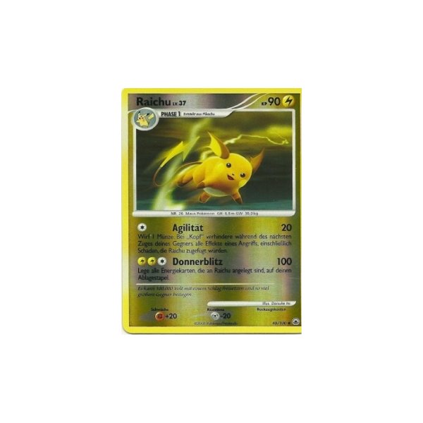 Raichu REVERSE HOLO