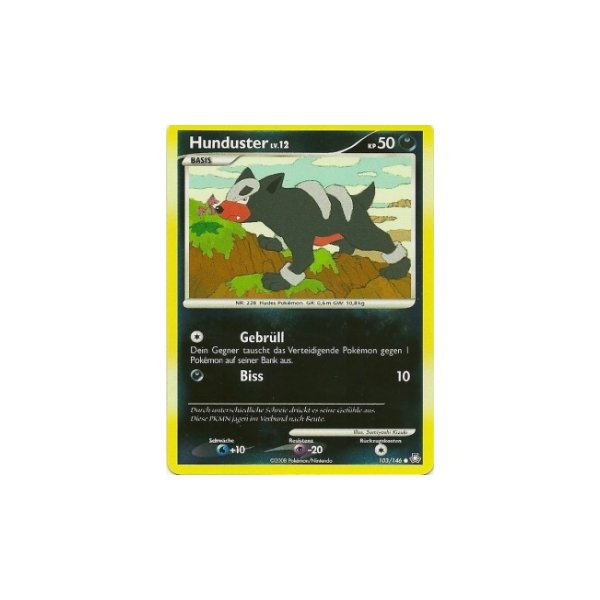 Hunduster Lv.12 103/146 Reverse Holo