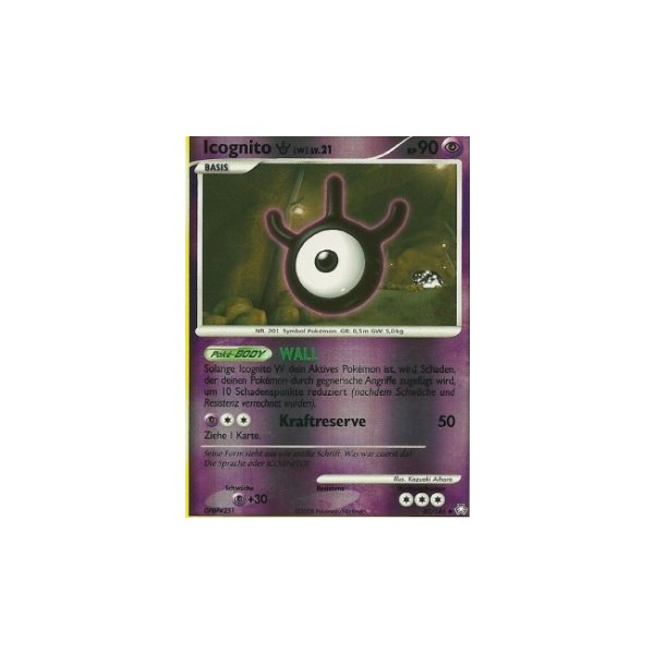 Icognito [W] Lv.21 080/146 Reverse Holo