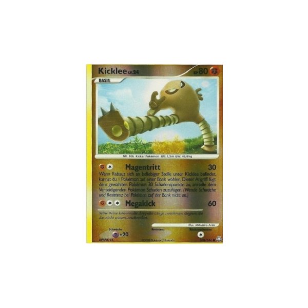 Kicklee Lv.24 100/146 Reverse Holo