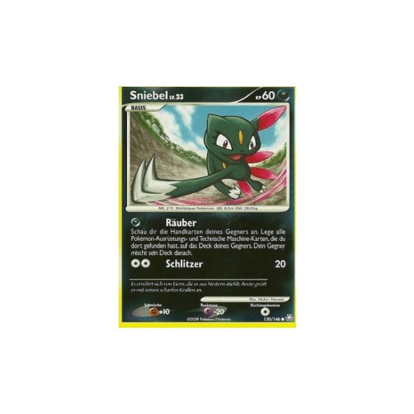 Sniebel Lv.23 120/146 Reverse Holo