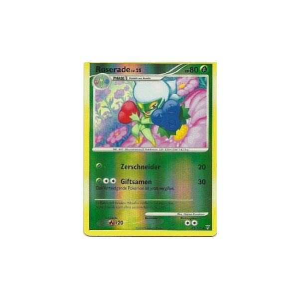 Roserade LV. 25 REVERSE HOLO