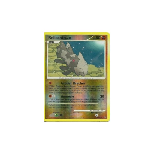 Relicanth LV. 36 REVERSE HOLO