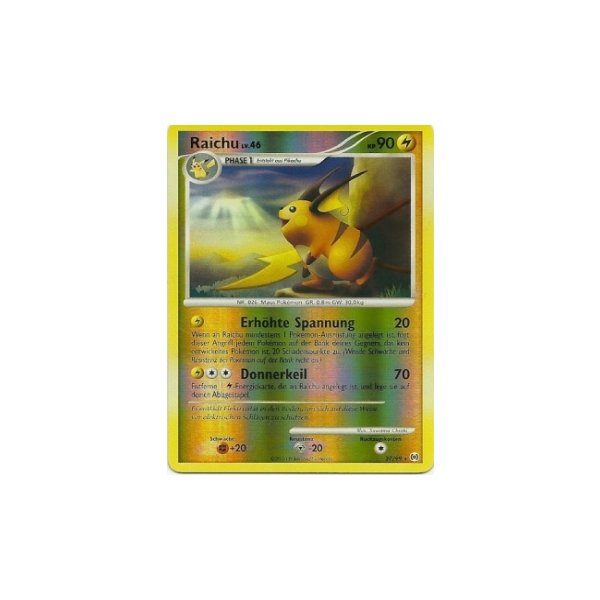 Raichu Lv.46 27/99 Reverse Holo
