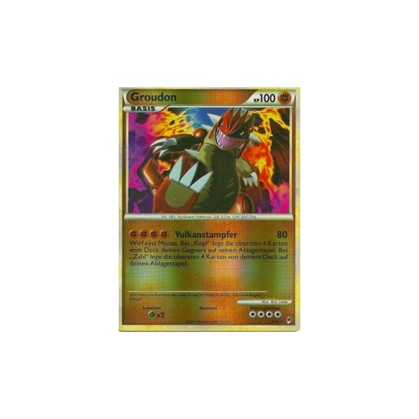 Groudon 6/95 REVERSE HOLO