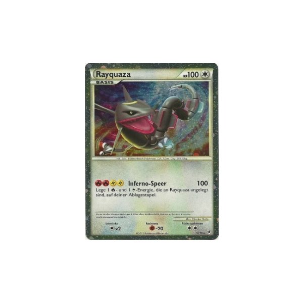 Rayquaza SL10 SHINY HOLO