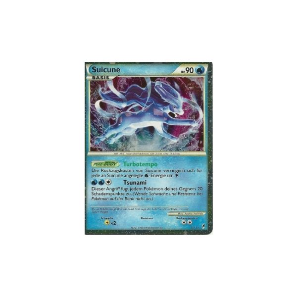 Suicune SL11 SHINY HOLO