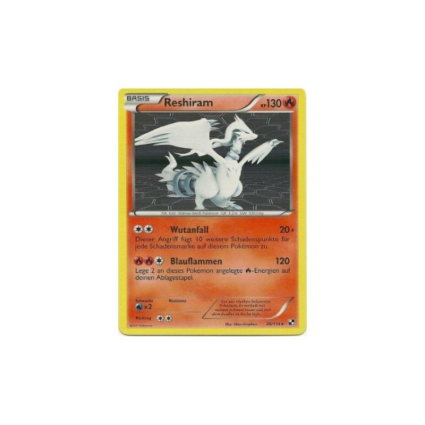 Reshiram 26/114 HOLO